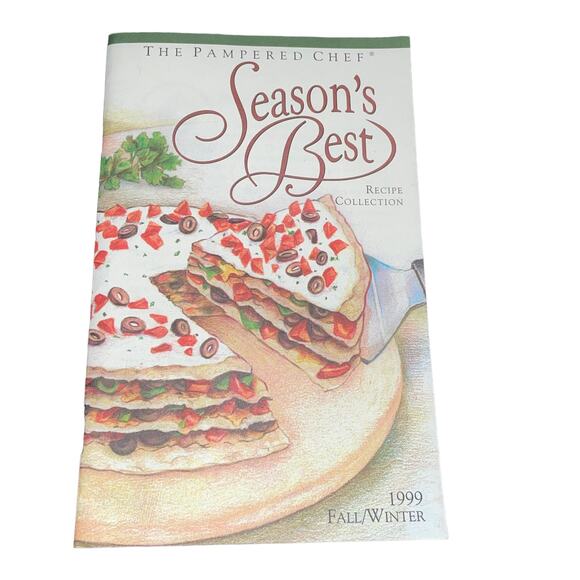 Pampered Chef Seasons Best Cook Books Lot of 7 Antipasti Dessert Wraps Recipes - Picture 4 of 12